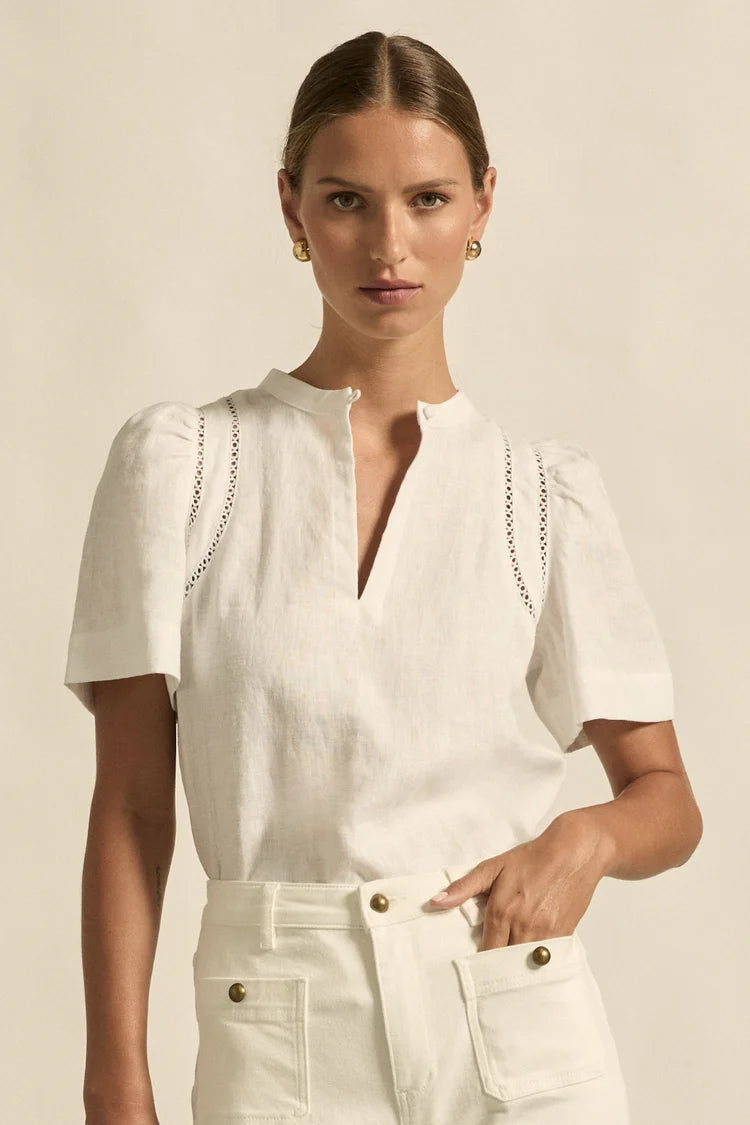 Recollect Top in Porcelain by Zoe Kratzmann