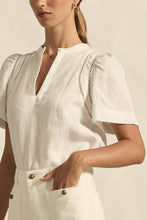 Load image into Gallery viewer, Recollect Top in Porcelain by Zoe Kratzmann
