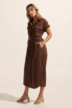 Load image into Gallery viewer, Rote Dress in Carob by Zoe Kratzmann
