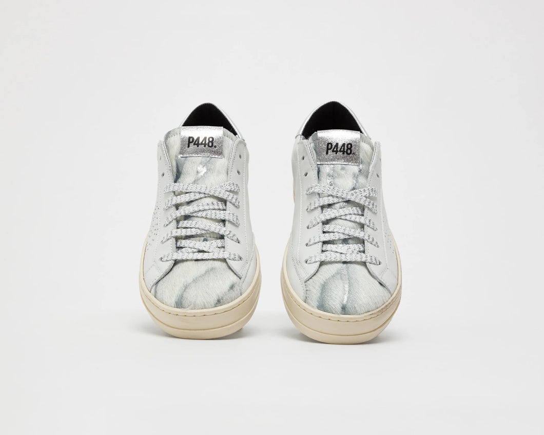 P448 John Sneaker - Silver Cow