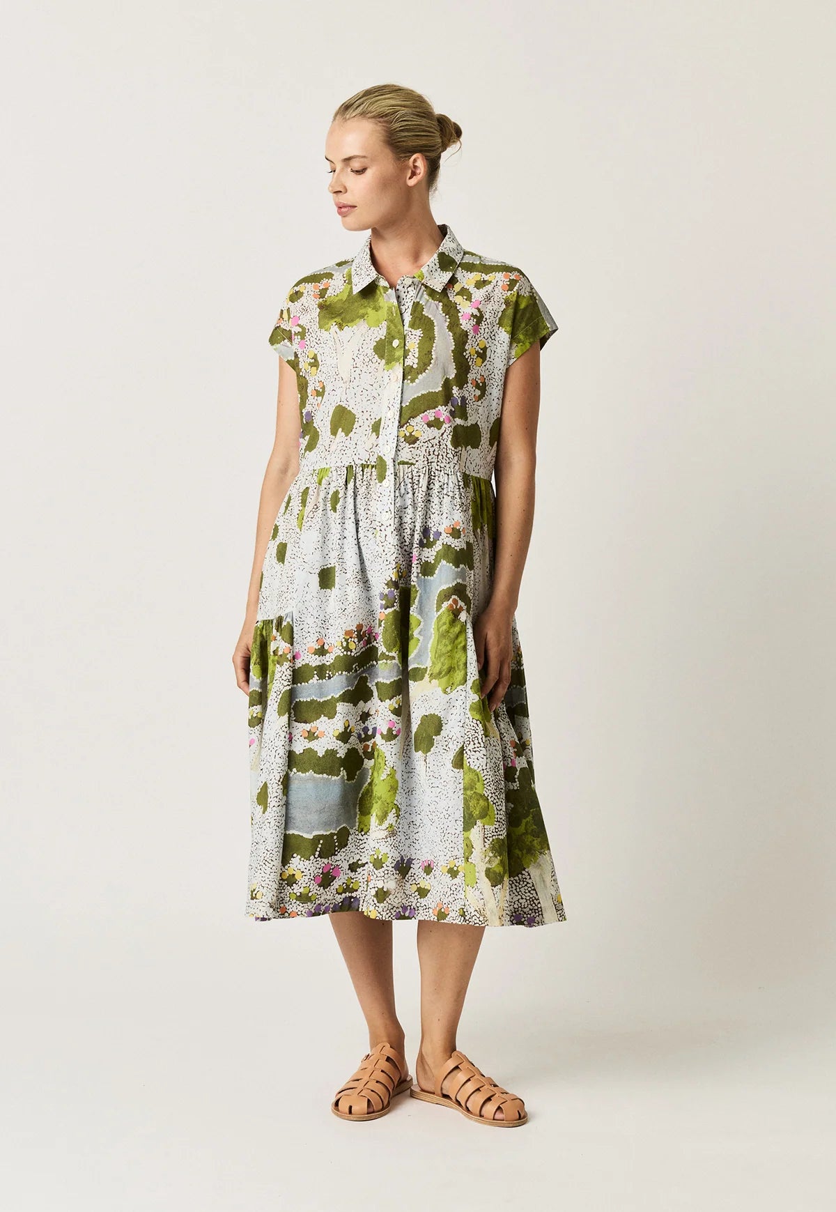 Maja Dress in Spring Creek by Nancybird
