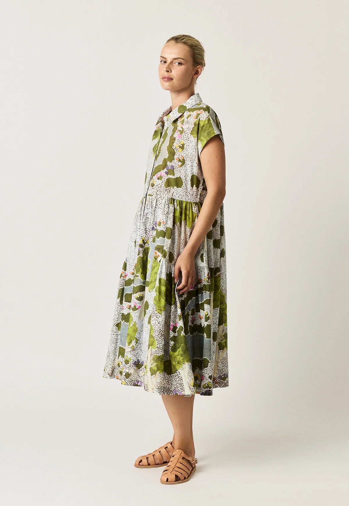 Maja Dress in Spring Creek by Nancybird