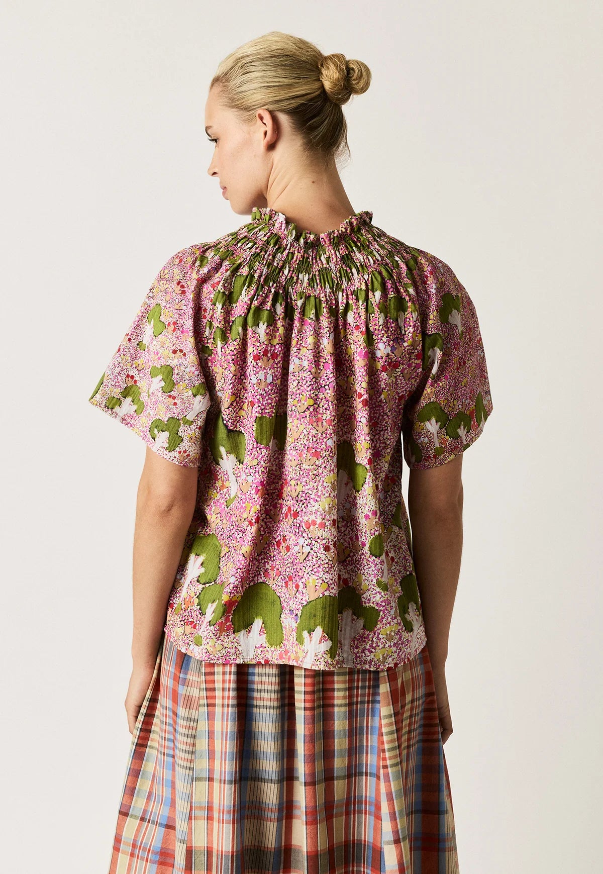 Meadows Frill Neck Top by Nancybird