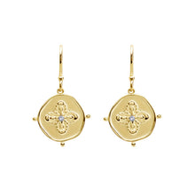 Load image into Gallery viewer, Sahara Small Earrings in Gold by Murkani
