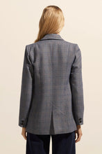 Load image into Gallery viewer, Scout Jacket in Sapphire Check by Zoe Kratzmann
