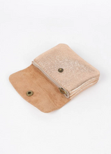 Load image into Gallery viewer, Metallic Coin Purse in Rose by Maison Fanli
