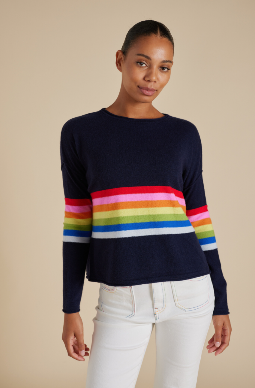 Sally Sweater in Officer Navy by Alessandra