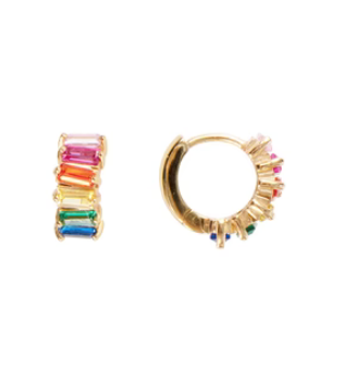 Rainbow Baguette Cluster by Fairley