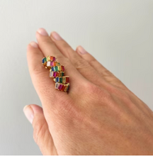 Load image into Gallery viewer, Rainbow Baguette Cluster by Fairley
