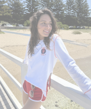 Load image into Gallery viewer, Sag Harbour in Sweatshirt in White by Sophie Moran
