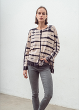 Load image into Gallery viewer, Cashmere Blend Tie Dye Knit in Shell Lead by Aleger
