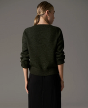 Load image into Gallery viewer, Bennet Lurex Cable Knit in Khaki by Pol
