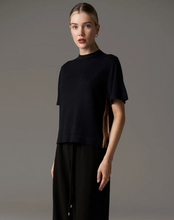 Load image into Gallery viewer, Bennet Knit Tee in Ink by Pol
