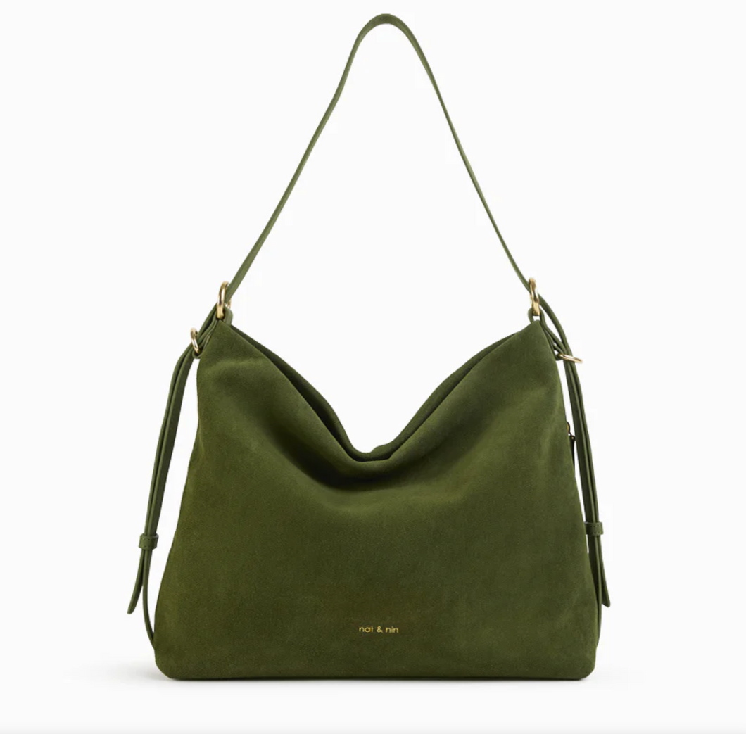 Moreen Shoulder Bag in Olive Green by Nat & Nin