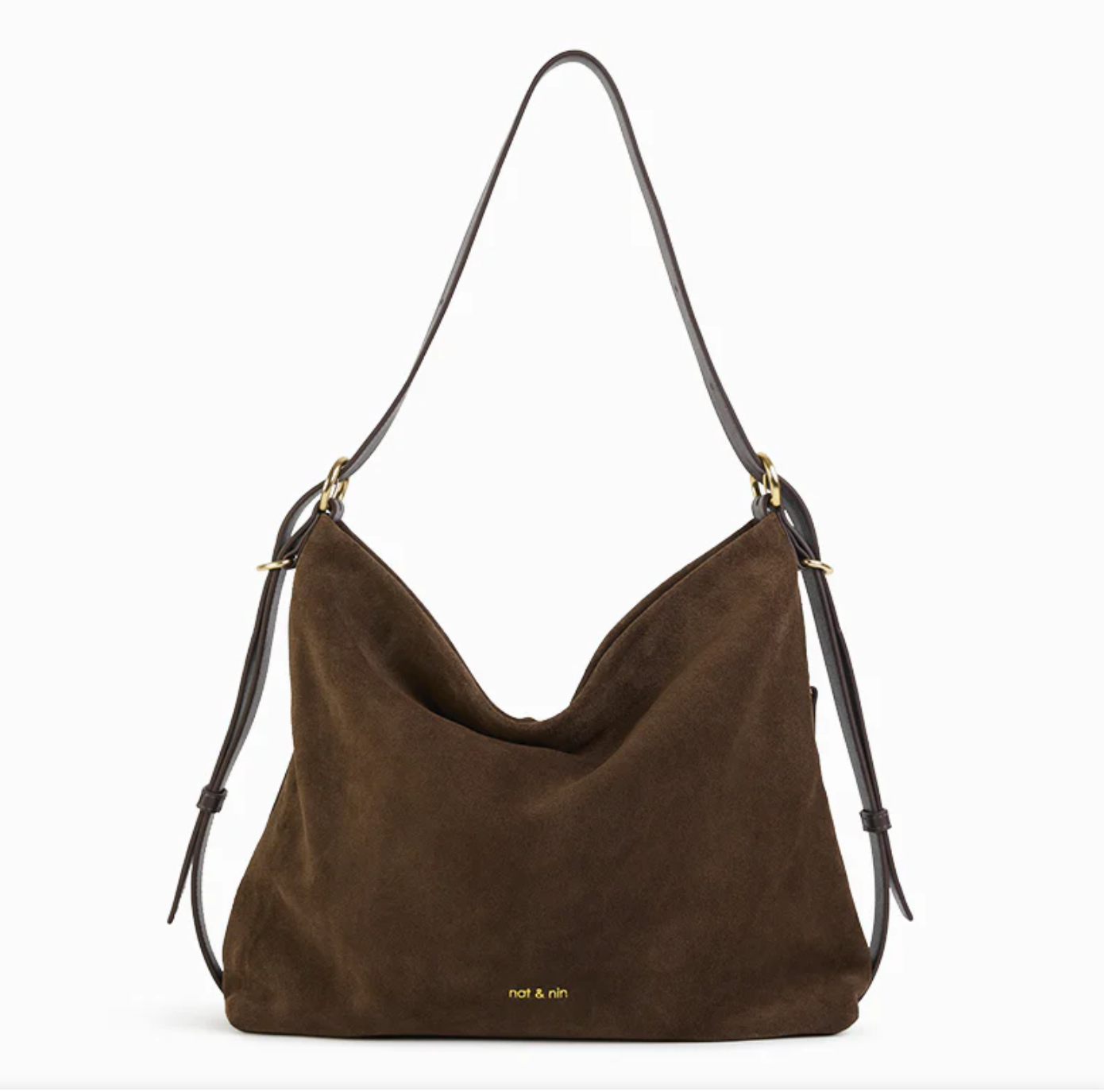 Moreen Shoulder Bag in Ebony by Nat & Nin