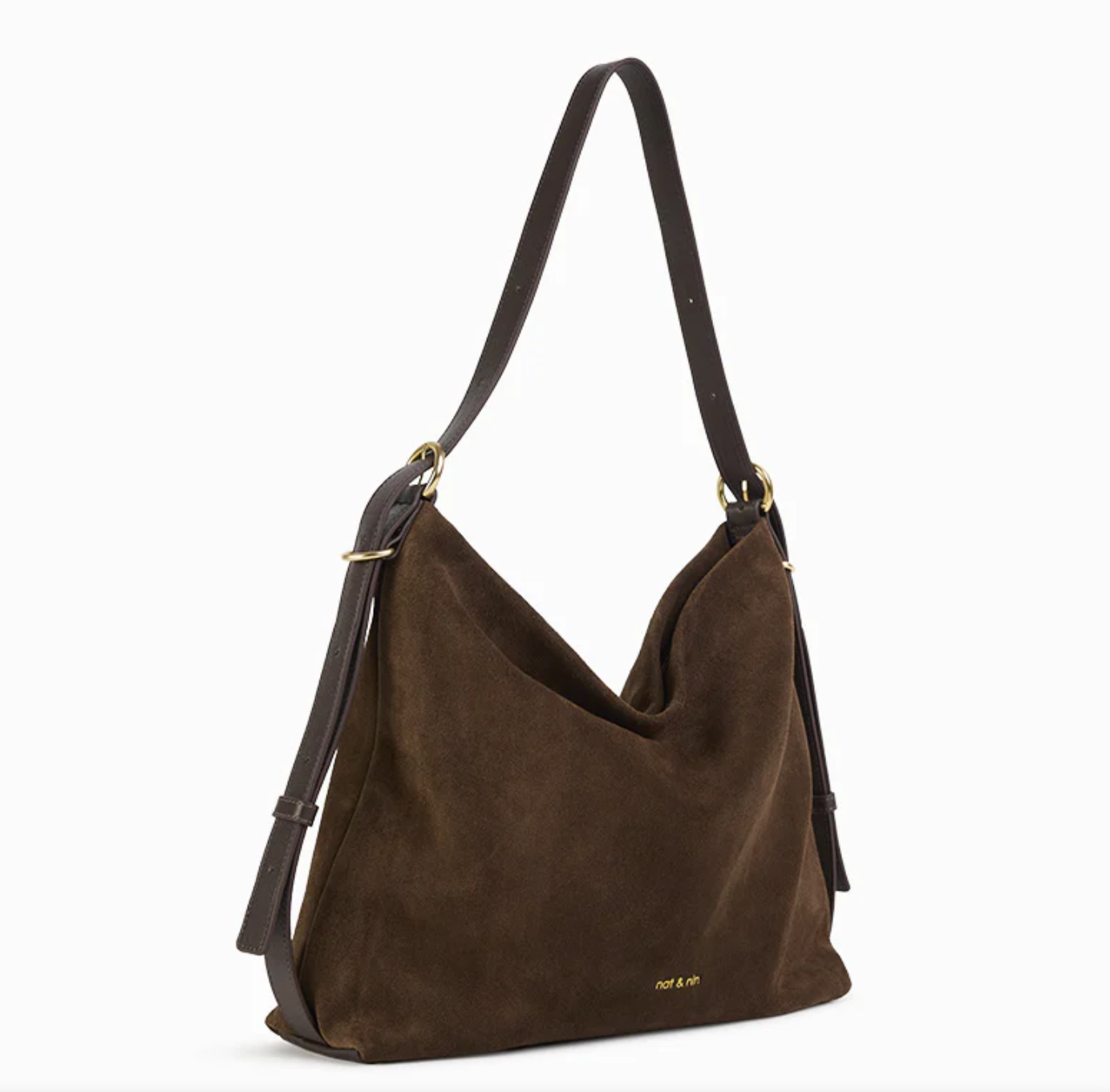 Moreen Shoulder Bag in Ebony by Nat & Nin
