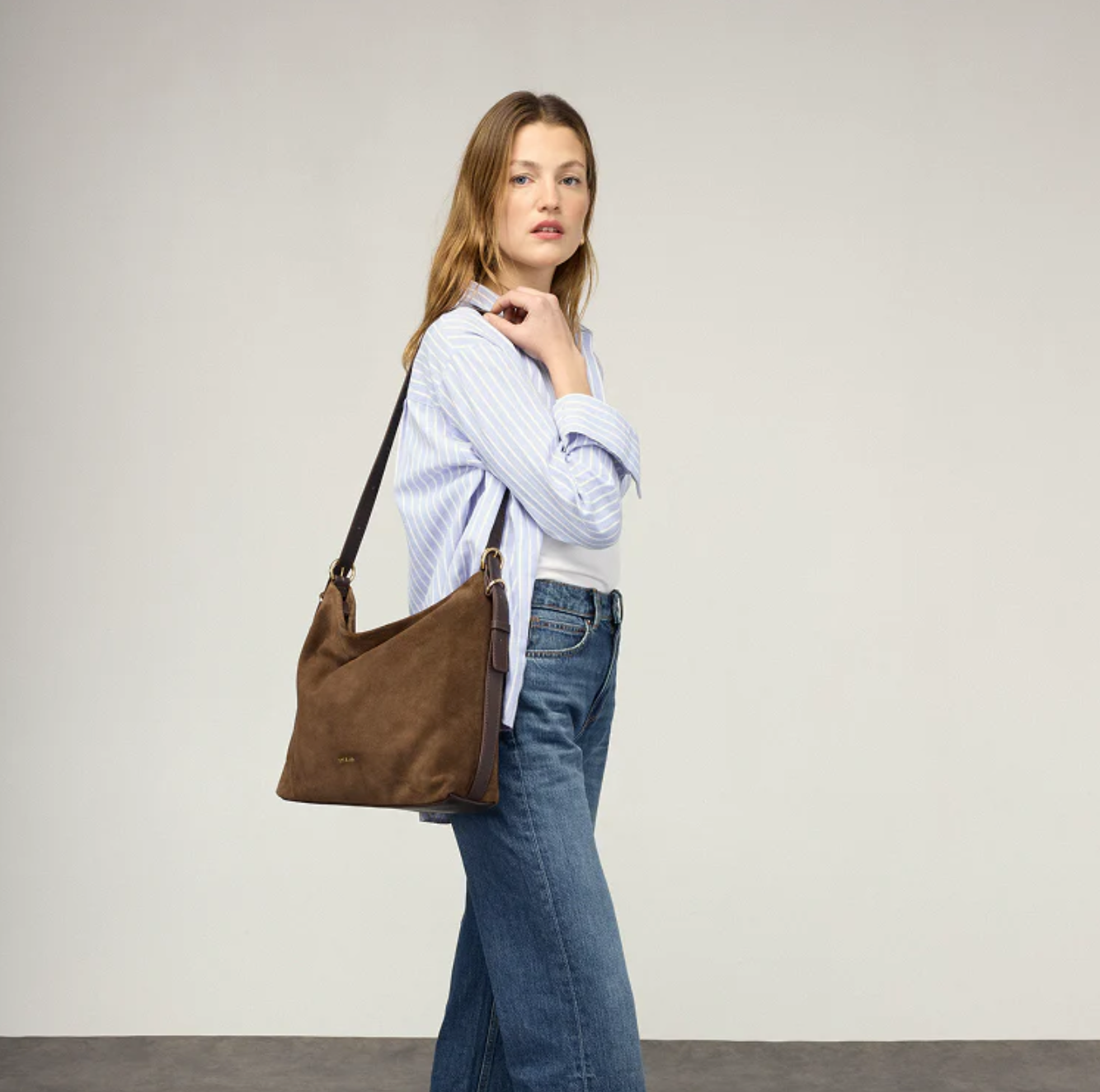 Moreen Shoulder Bag in Ebony by Nat & Nin