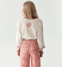 Load image into Gallery viewer, Shyla Blouse in Chickan Blossom by Maison Hotel
