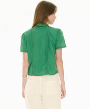 Load image into Gallery viewer, Nova Tucked Shirt in Green by POL
