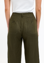 Load image into Gallery viewer, Perry Linen Drawsting Pant in Khaki by 365 Days
