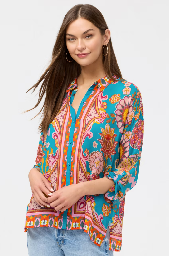 Audrey Blouse in Endora by Johnny Was