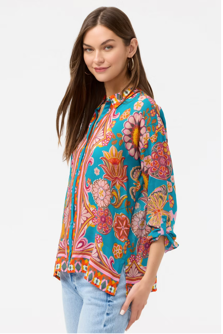 Audrey Blouse in Endora by Johnny Was