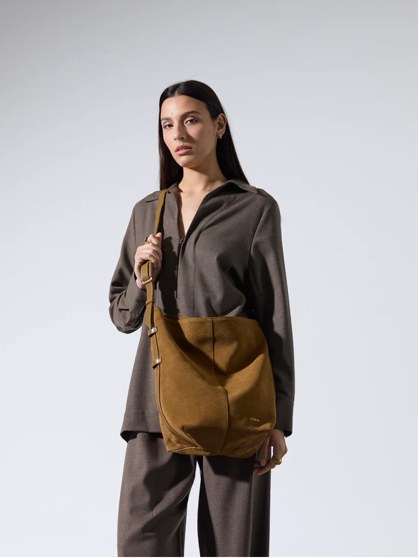 Nour Bag by Nat & Nin in Tobacco