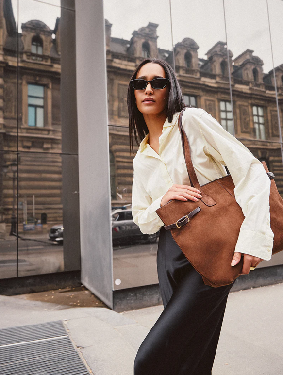 Marceau Bag by Nat & Nin in Ebony