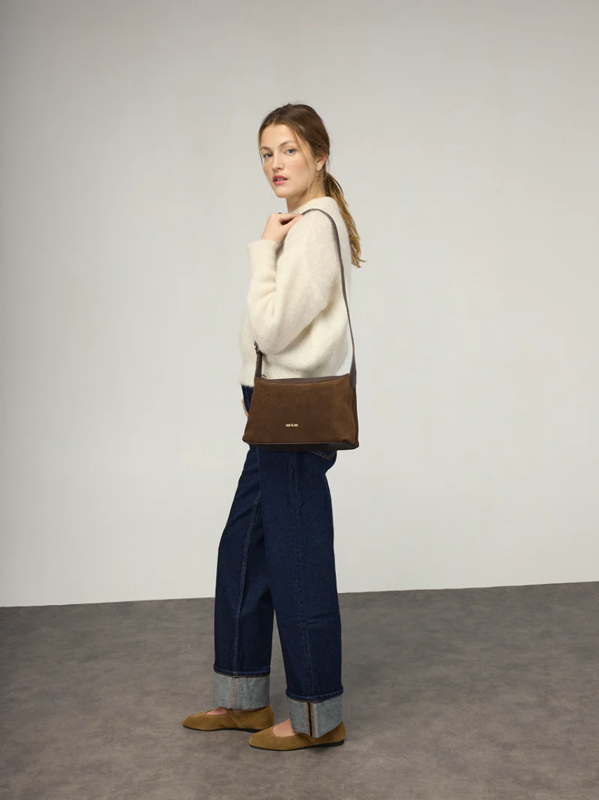 Bowie Bag in Ebony by Nat & Nin