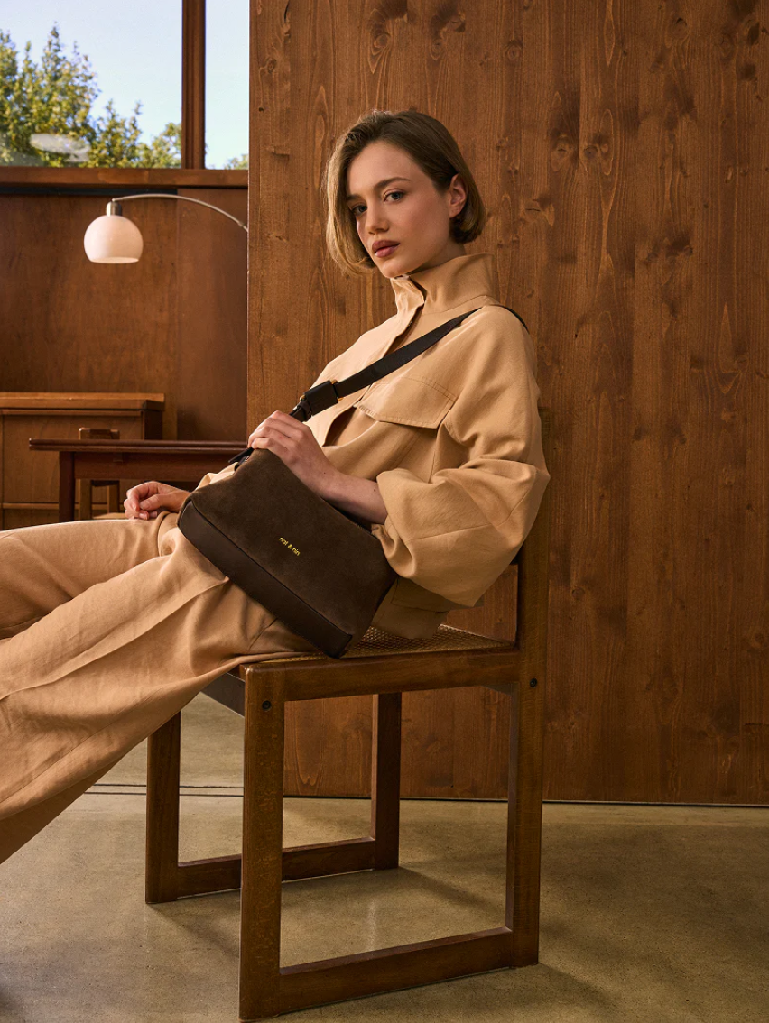 Bowie Bag in Ebony by Nat & Nin