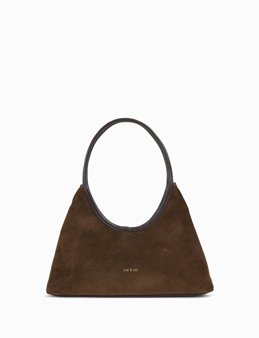 Milo Hobo Bag in Ebony by Nat & Nin