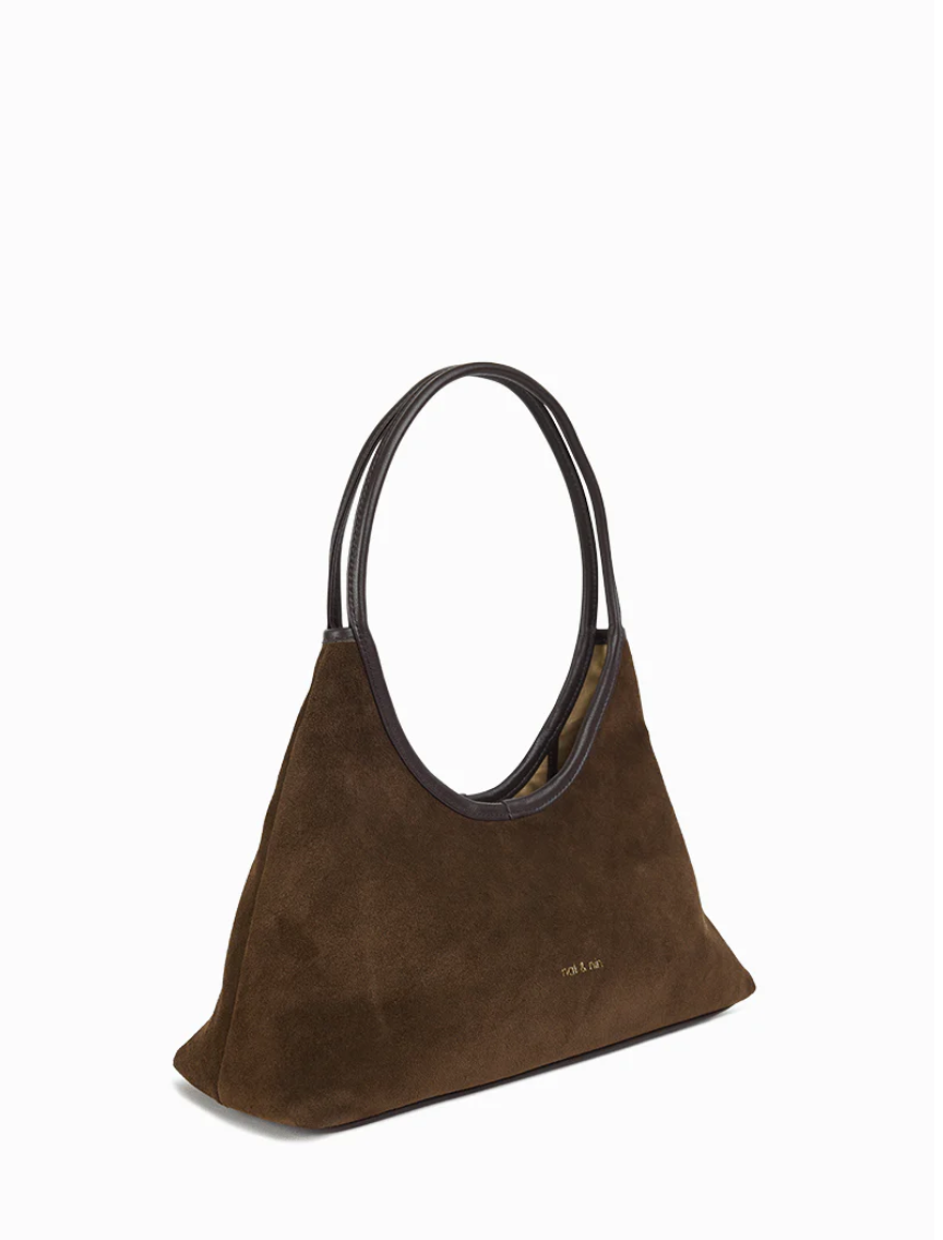Milo Hobo Bag in Ebony by Nat & Nin