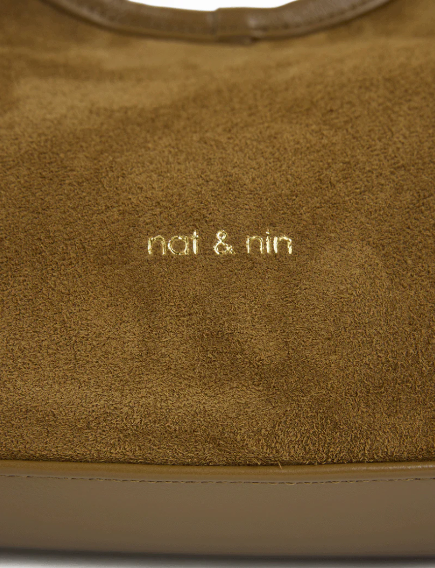 Milo Hobo Bag in Tobacco by Nat & Nin