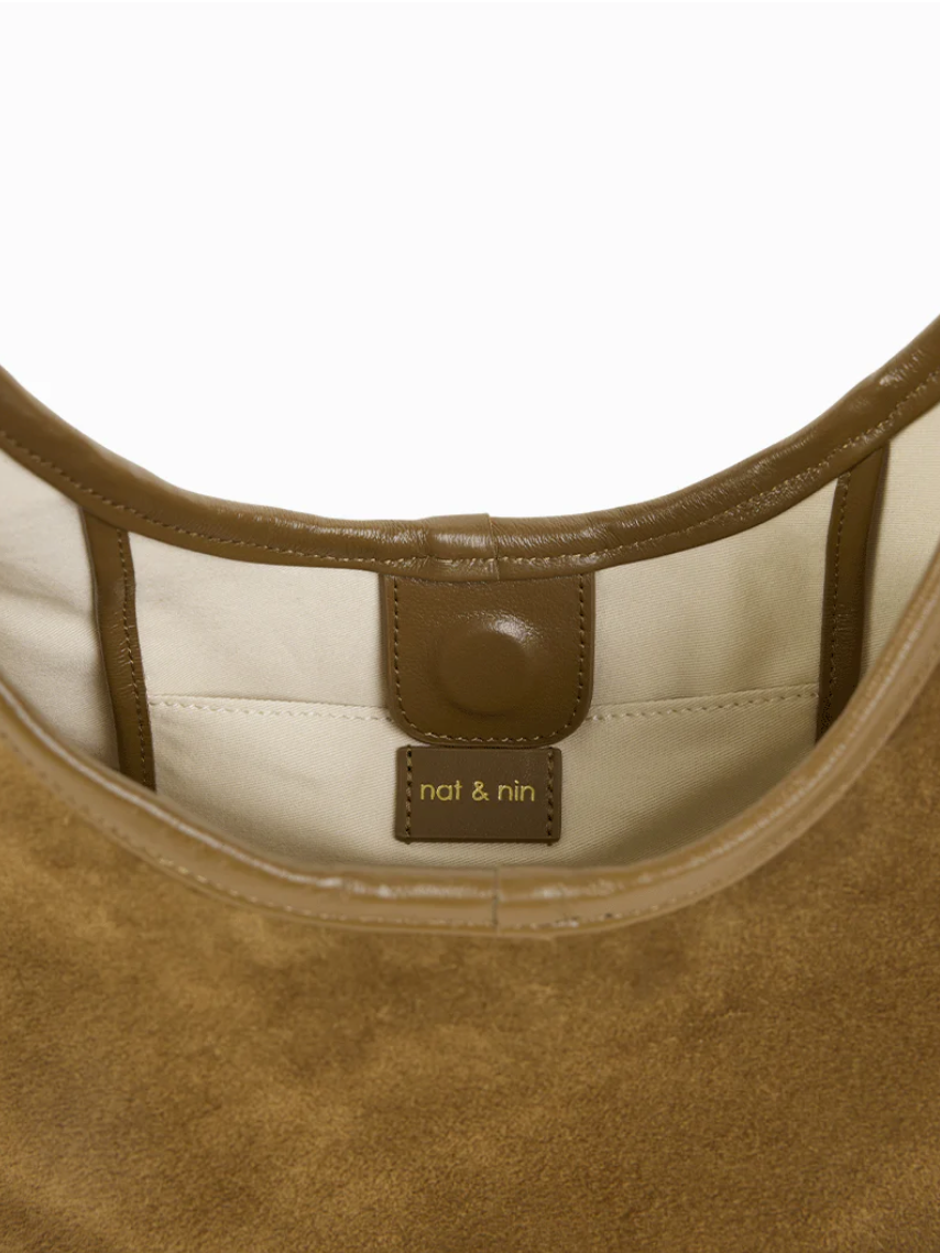 Milo Hobo Bag in Tobacco by Nat & Nin