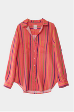 Load image into Gallery viewer, Rio Carnivale Boyfriend Linen Shirt by HUT
