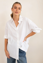 Load image into Gallery viewer, The Cotton Oversized Shirt in White by HUT
