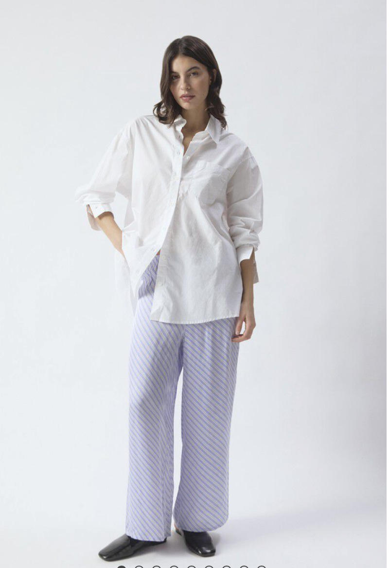 Havanarow White Cotton Shirt by American Vintage