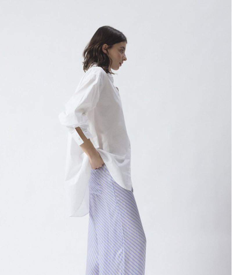 Havanarow White Cotton Shirt by American Vintage