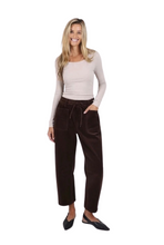 Load image into Gallery viewer, Leo Barrel Jean in Chocolate Cord by Monaco Jeans
