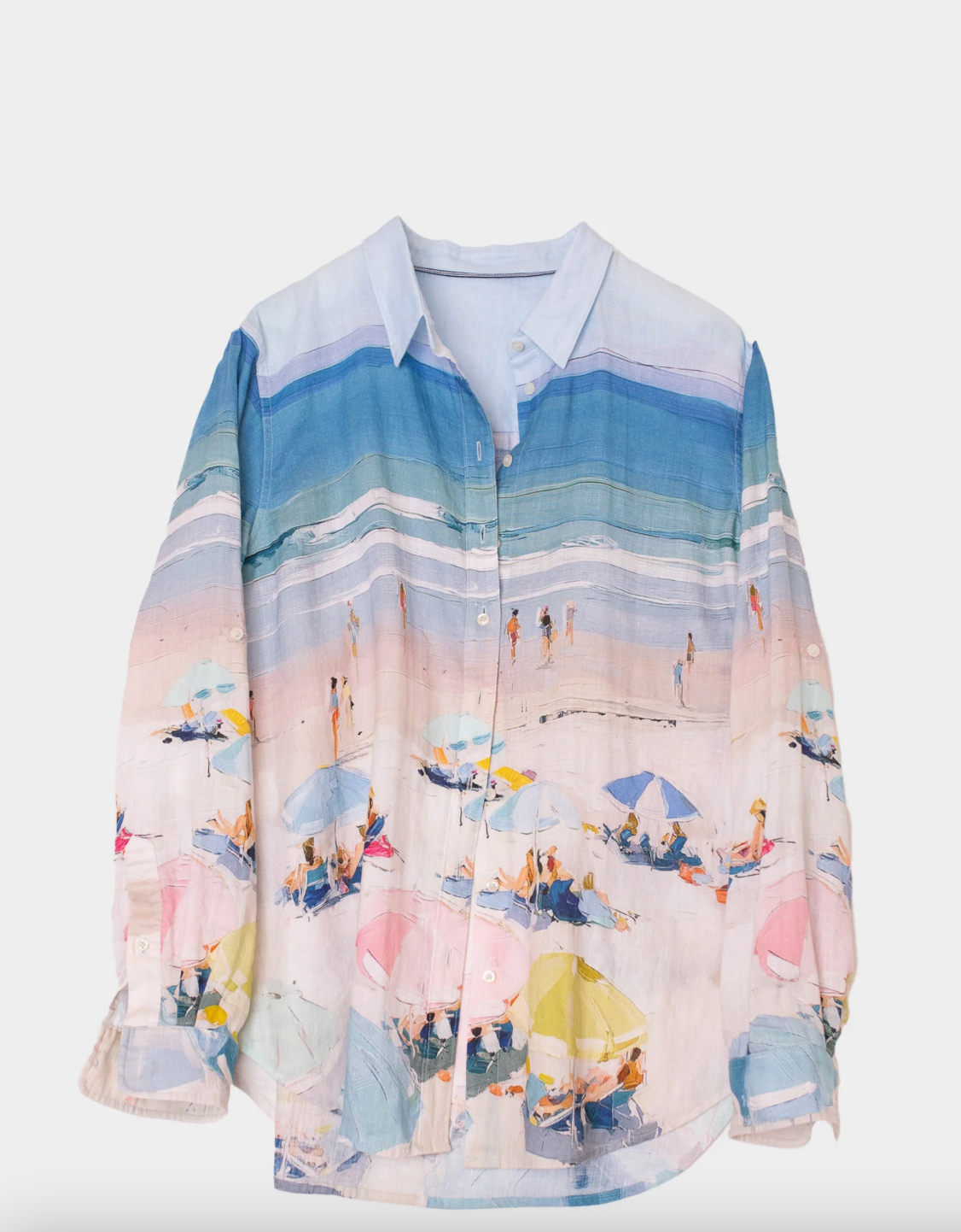 The Beach Boyfriend Linen Shirt by HUT