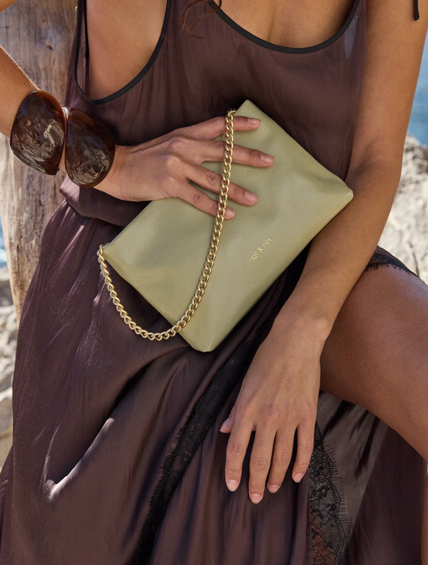 Molly Bag in Pistachio Glace by Nat & Nin
