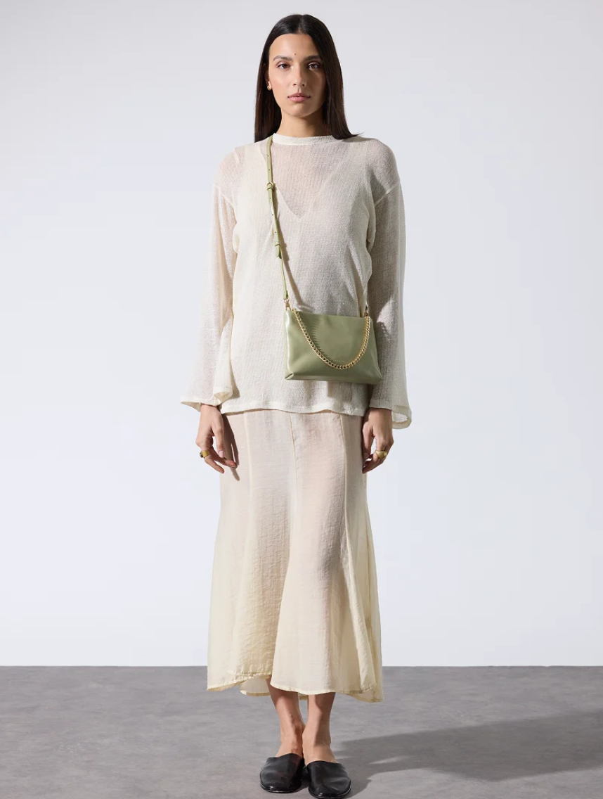 Molly Bag in Pistachio Glace by Nat & Nin