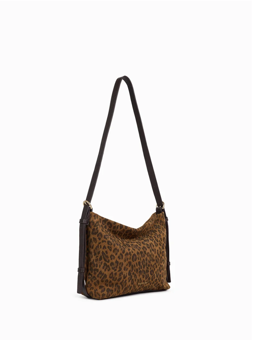Mini Moreen Shoulder Bag in Leopard by Nat & Nin