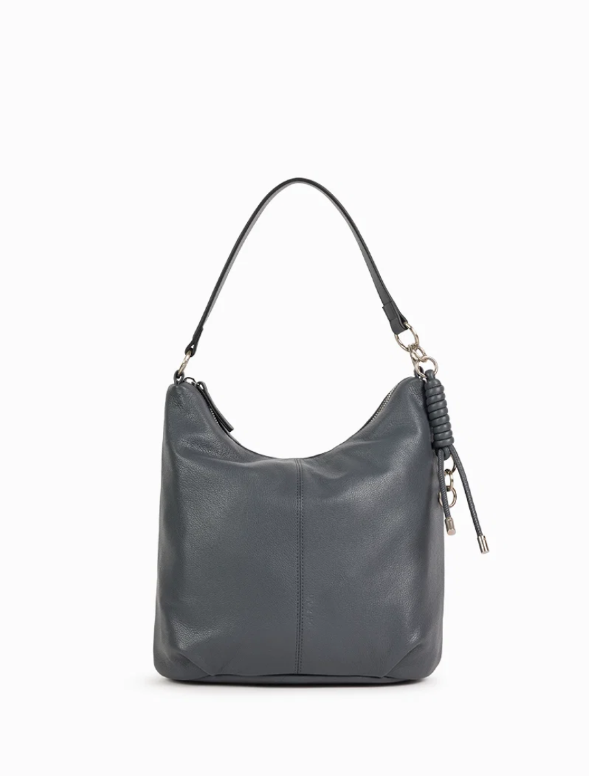 Sora Bag in Mouse Grey Smooth Leather by Nat & Nin