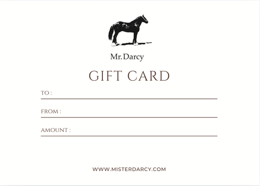 Mister Darcy Gift Card