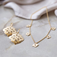 Load image into Gallery viewer, Thai Princess Drop Earrings in Gold by Murkani

