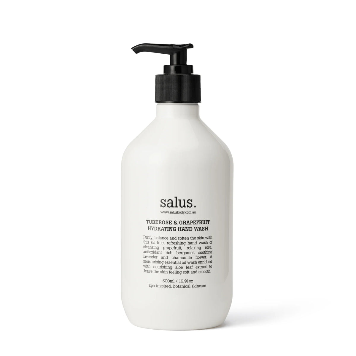 Tuberose & Grapefruit Hydrating Hand Wash, 500ml (boxed), by Salus