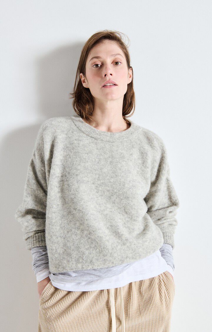 Vito Jumper in Light Grey by American Vintage