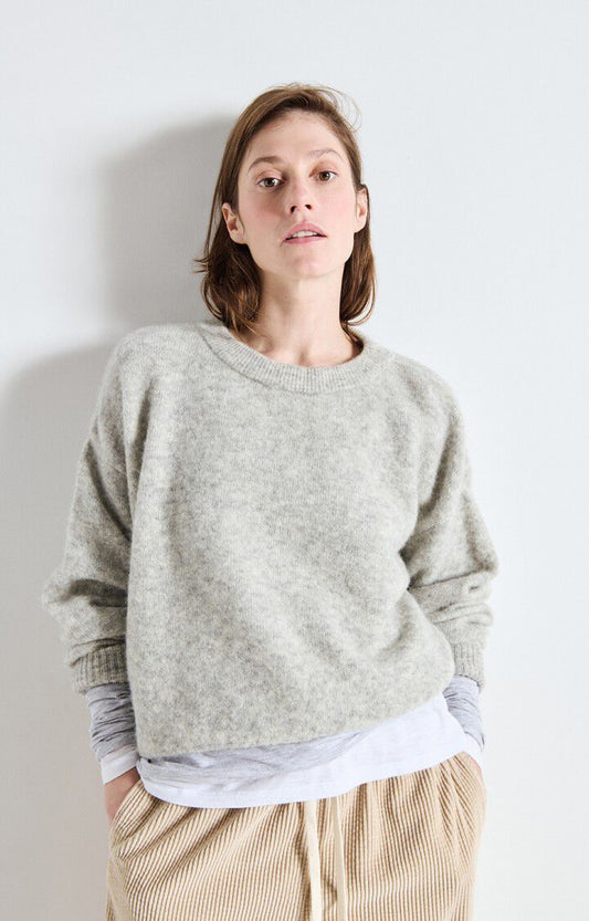 Vito Jumper in Light Grey by American Vintage