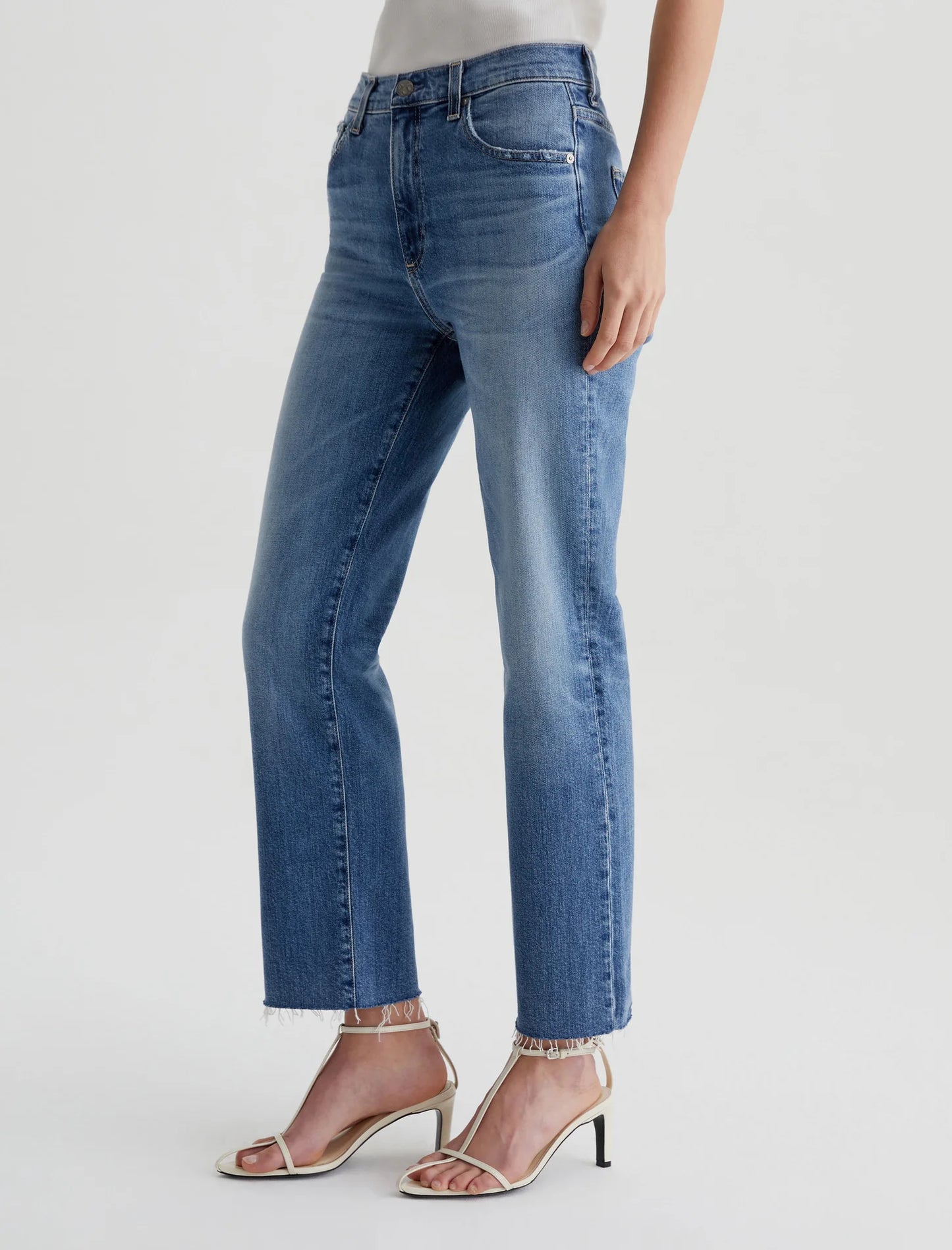 Brinley Crop Jean by AG in 16 Years Postcard
